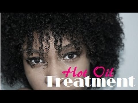 how to a hot oil treatment for natural hair