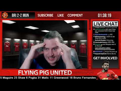 Brighton 2-3 Man Utd Watch Along Highlights & Goals Reaction