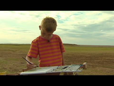 Um mini-Monet de 7 anos