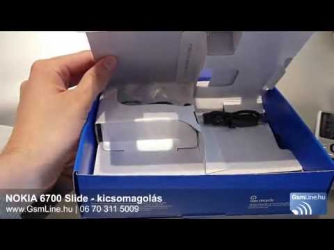 Nokia 6700 slide teszt vide�