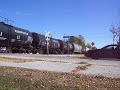 Westbound NS Grain Train in Tipton, IN. Awesome horn!