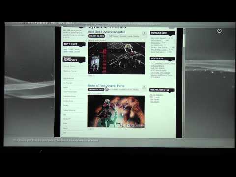 how to wallpaper ps3