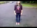 Cat pees herself