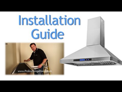 how to fit extractor hood