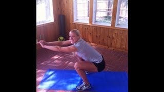 How To Do a Squat - TheBlondeponytail