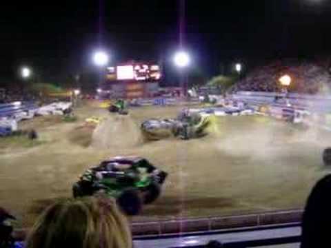 Five Grave Diggers at World Finals 2007