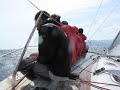 BCube in bolina con 20 Kn di vento - Giraglia Rolex Cup 2008