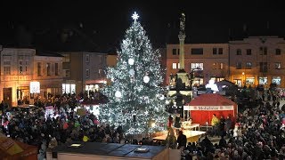Rozsvícení vánočního stromu v Mohelnici 2019
