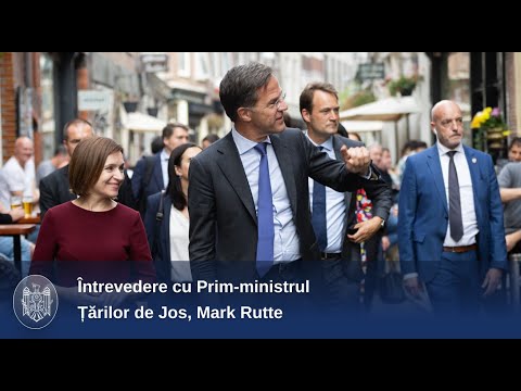 Șefa statului a avut o întrevedere cu Prim-ministrul Țărilor de Jos, Mark Rutte