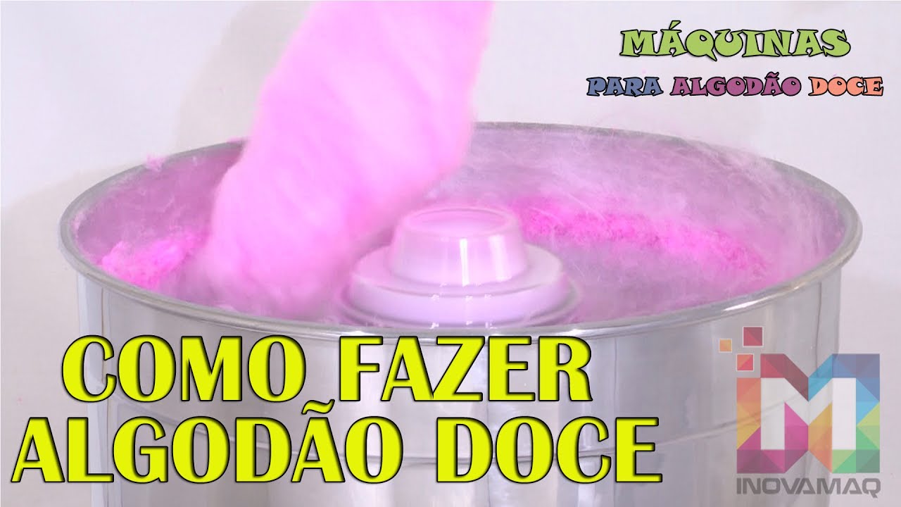 Como fazer algodão doce