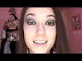 subscribe to my vlog channel: www.youtube.com follow me on twitter: www.twitter.com read my blog: www.blairfowler.com shop nyx cosmetics! http products i used: nyx eyeshadow base in esb03 - skin tone $7.00 nyxcosmetics.com nyx smokey eye eyeshadow palette $9.75 nyxcosmetics.com black nyx pencil eyeliner $3.50 nyxcosmetics.com nyx doll eye mascara long lash in extreme black $9.00 nyxcosmetics.com nyx powder blush in 