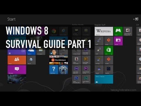 how to guide for windows 8