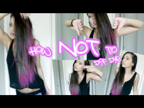 how to do a dip dye on hair