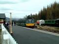 The Class 107 DMU departs Bolton Abbey for Embsay