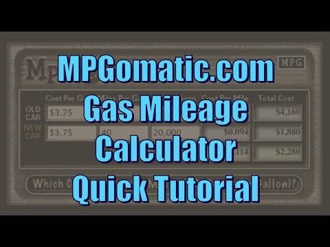 how to calculate how much gas used on a trip