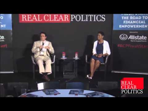 Heitkamp Discusses Need to Combat Human Trafficking & Domestic Violence at Real Clear Politics Event