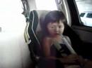 Alexis singing in the car