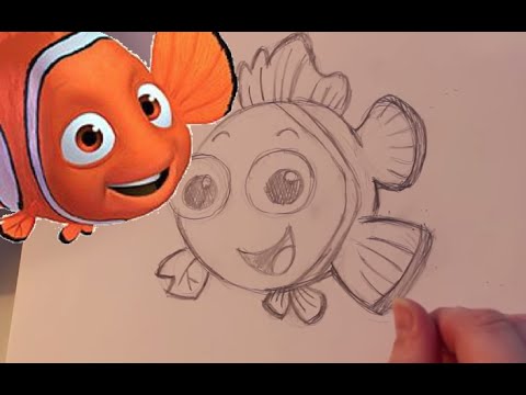 how to draw nemo