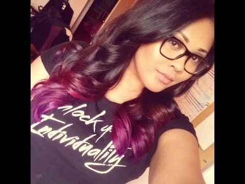 how to do a purple ombre hair