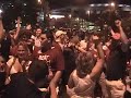 Downtown Cleveland after cavs won eastern conference
