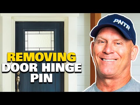 how to hinge a door