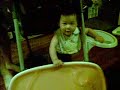Edmond learns to walk