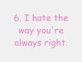10 Things I Hate About You