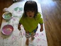 finger and foot painting