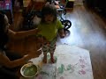 finger and foot painting