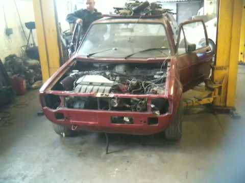 how to fit a vr6 into a mk1 golf