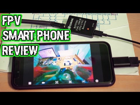 FPV in Smart Phone OTG VRx Review || Eachine ROTG01
