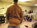 a snip of what happen after the service...
chris feltner (blue shirt)
bj willingham (grey shirt) 
trading back and forth on drums

tim on bass
trent on keys
greg on organ