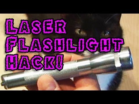 how to make a laser out of a cd player