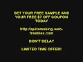 NICODERM CQ -- FREE SAMPLE AND FREE $7 OFF COUPON NICODERM CQ -- FREE SAMPLE AND FREE $7 OFF COUPON