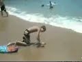 Body Boarder misses the SEA!!!