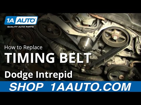 How To Change Engine Timing Belt Dodge Intrepid 3.5L 95-97 Part 2 1AAuto.com