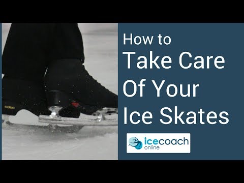 how to care for ice skates