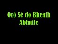 Oro Se Do Bheath Abhaile