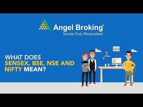 What does Sensex, BSE, NSE, and Nifty mean?