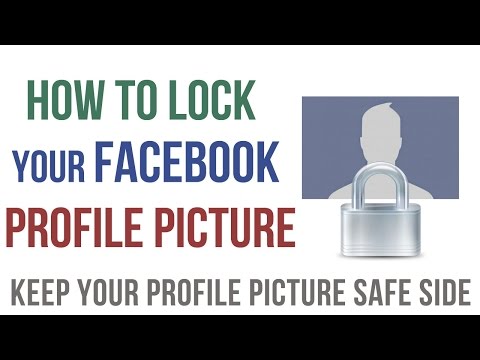 how to lock dp on facebook