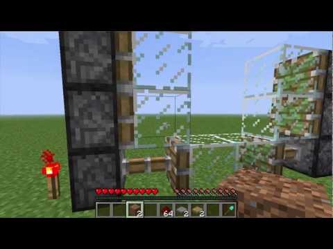how to make a door i minecraft
