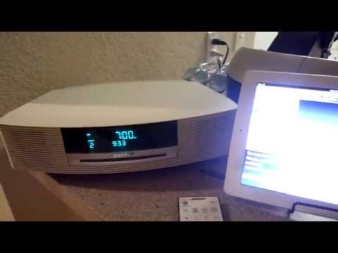 how to connect bose cd player to tv