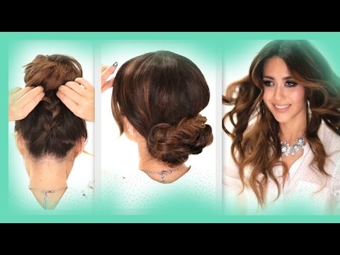 how to easy bun hairstyles