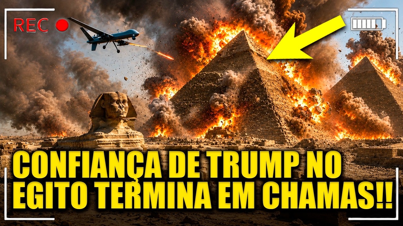 Trump CONFIAVA NO EGITO e agora seus ativos estão sob DRONES SUICIDAS!!!