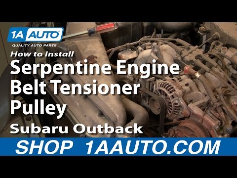 how to replace serpentine belt on suzuki sx4