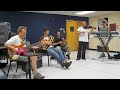 Amir Ali & Mo'Rockin rehearsal back stage pass overture