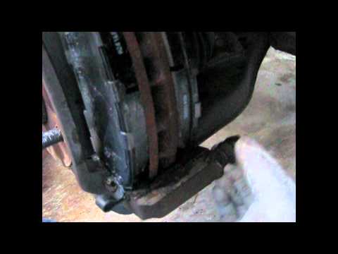 2001 Nissan Maxima front brake pads replace