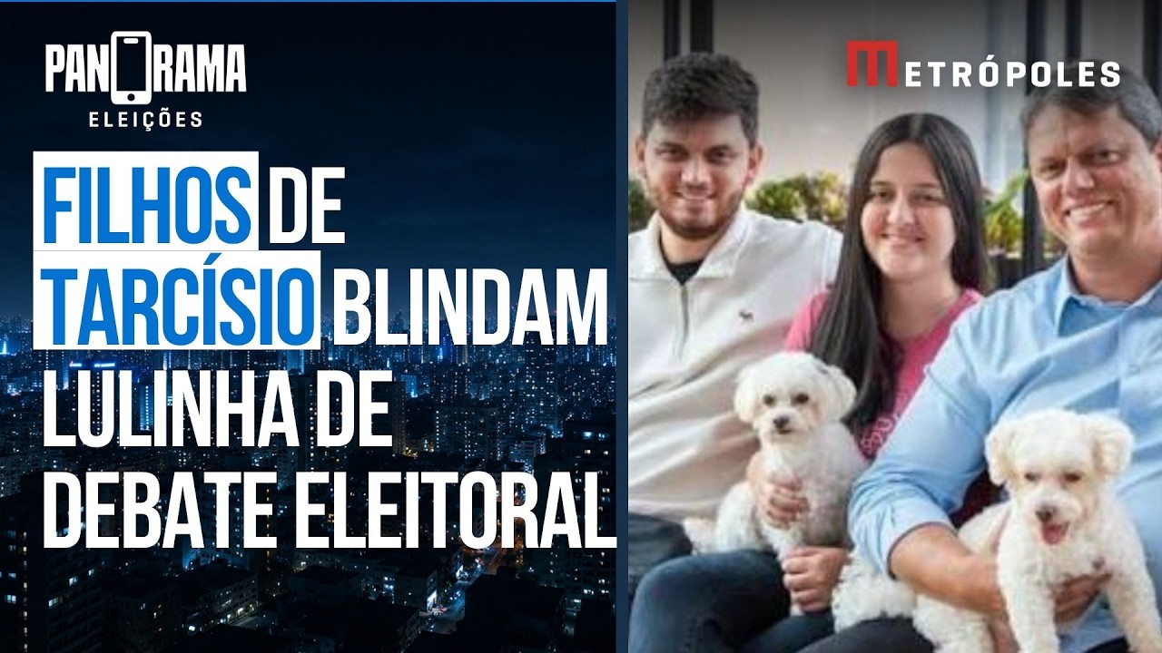PT tenta usar filhos de Tarcísio como cortina de fumaça para caso Lulinha