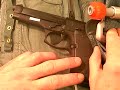 part 1 of 3:
nutnfancys look at an in-service beretta m9 service pistol. the m9 was one of the designs that helped change the world looks at semi-automatic pistols due to its reliability and demonstrated durability.  it has amassed a generally excellent track record in service with the military but does have some drawbacks.  i contend its overly large for the 9mm loading even when compared against other full size pistols, its entirely too heavy, has more complexity, and can be less reliable than the glock and sig designs (from my own experience which is irrefutablesaw it with my own eyesyours may vary).  however it has a decent traditional sa/da trigger, good accuracy, tough weather-resistant bruniton finish, and good firepower. the open slide was a modification designed to help reliability but its overrated in purpose and other closed-slide designs have proven extremely reliable in equally dirty conditions.  nowadays the beretta is a dated design that has been surpassed by lots of other handguns in the categories listed.                        nutnfancy likeability scale: 5 out of 10