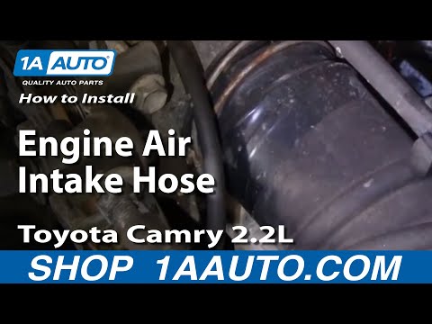 How To Install Replace Engine Air Intake Hose Toyota Camry 2.2L 95-96 1AAuto.com